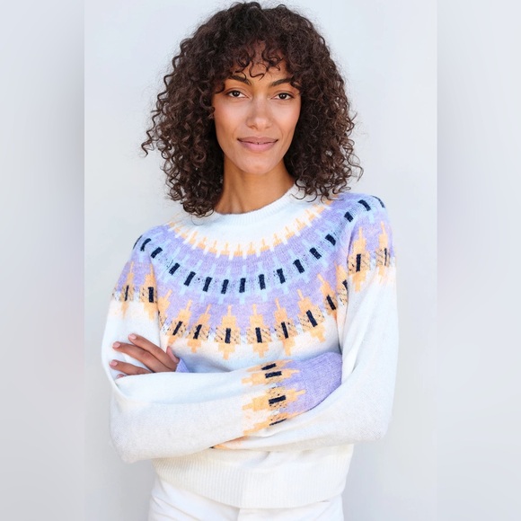 Sundry Fair Isle multicolor sweater, NWT, small - Picture 5 of 7